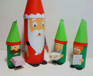 Babbo Natale con Elfi