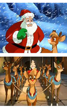 Rudolph e Babbo Natale